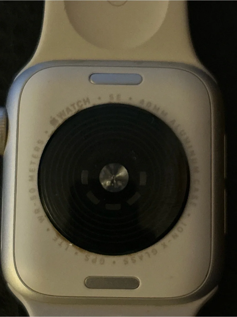 Apple White Smartwatch with White Sport Band